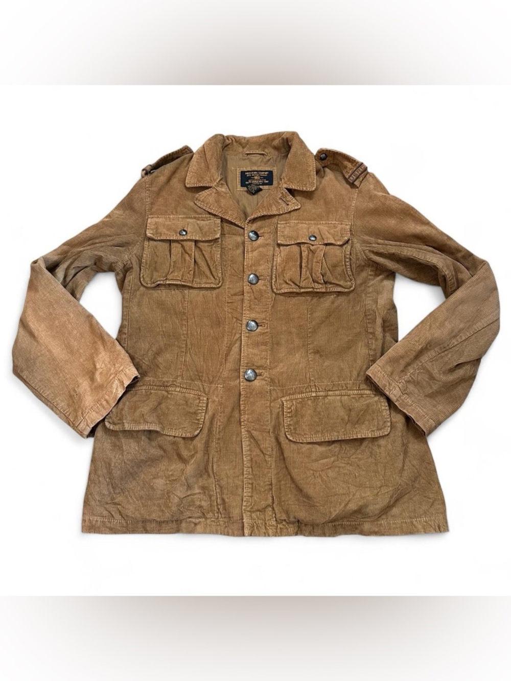 Ralph Lauren Polo Jeans Company Men’s Vintage Military Corduroy Jacket Size L